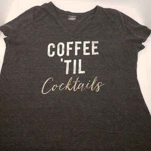 Lane Bryant Tops - Lane Bryant Gray Graphic Tee, Size 22/24 3X Lane Bryant Tops - Lane Bryant Gray Graphic Tee, Size 22/24 3X